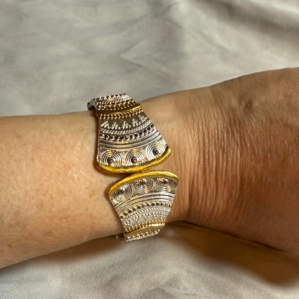 Lucky Brand Silver and Gold Bracelet - Picture 2 of 3
